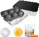 Summer Home Silicone Round Large Ice Ball Cube Maker Tray Mold
