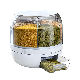 Rotating Food Grain Cereal Storage Box Rice Container Dispenser manufacturer