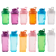  Custom Sports Protein Shaking Frosted Plastic Water Bottle Shaker Bottles