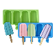  Easy to Clean and Durable 4-in-1 Handmade DIY Ice Cream Silicone Molds