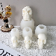  Halloween Candle Silicone Mold Creative Simulation Skull Plaster Decoration Mold