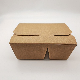 Customized Brown Salad Fruit Paper Container Disposable Food Packing Box