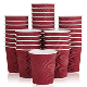  Eco-Friendly Corrugated Paper Cup for Food Grade Biodegradable Hot Drink