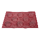  Soft and Breathable Mesh Silicone Hamburger Bread Mold Glass Fiber Baking Tray