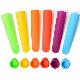  Silicone Ice Pop Mold Drip Free Popsicle Mould for Kids Ice Pole Freezer Tubes with Lids for Snacks Popsicle Yogurt Sticks Juice Ice Candy Pops Molds