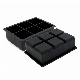  6 Cavities Large Size Silicone Ice Cube Trays Best Big Blocks Ice Molds Tray for Whiskey Cocktail Stackable