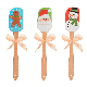  Christmas Series Silicone Spatula with Wood Handle