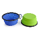  BPA Free Pet Travel Camping Bowls Collapsible Silicone Dog Bowl Portable Foldable Dog Bowl for Food and Wate