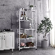 Newly Design Livingroom Kitchen Metal 5 Layers Folding Holders Rack Storage Shelf manufacturer