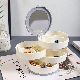  Hot Spot 4 Layer Jewelry Storage European and American Fashion Portable Earrings Ring Jewelry Box with Mirror