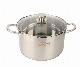 Wholesale Nonstick Stainless Steel Cookware Set with Glass Lids, Pan and Pot