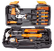  39 Piece General Household Hand Tool Set with Plastic Toolbox Storage Case