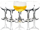  Stemmed Beer Gin Glasses Set of 6
