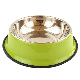  Stainless Steel Dog Cat Pet Bowl Food Double Layer Melamine