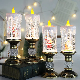  Christmas LED Candles Battery Operated with 6 Hours Timer, Christmas Decoration