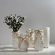 Simple Stoneware Plain Color Dried Flower Ceramic Vase Creative Soft Decoration Handicraft manufacturer