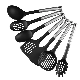  7 Pieces Black Nylon Heat-Resistant Stainless Steel Handles Customize kitchen Set Cookware
