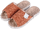  Summer Arch Support Fuzzy Linen Indoor Shoes House Slippers for Women