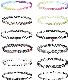 Stretchy Kids Flower Charms Rainbow Multicolor 12PC Tattoo Choker Necklace manufacturer