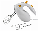  Baking Mixer Plastic Housing 5 Speeds Hand Mixer with Dough Hooks and Beaters (8844)