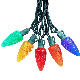  Outdoor Multicolored LED Christmas Lights Green Wire Garden Backyard Party Xmas Decorative