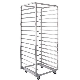  Factory Supply Durable Quality OEM Stainless Steel Bakery Pans Trays Rotary Oven Use Baking Proofing Trolley Rack