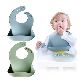  Baby Food Supplement Bib Silicone Safety Grade Bib Easy to Clean
