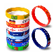  Customized Logo Festival Motivational Silicone Wristbands Rubber Bracelets