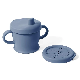  Spill Proof Non-Slip Silicone Snack Cup Training Sippy Cup for Babies Toddlers