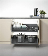  Kitchen Cabinet Storage Bowl&Dish Pull-out Iron & Glass Drawer Basket