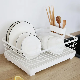  Dish Drying Rack with Drainboard and Utensil Holder Kitchen Counter Cabinet