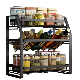  3 Tier Spice Rack Organizer for Countertop Seasoning Storage Shelf