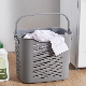  Portable Plastic Storage Basket with Handle for Bathroom Kitchen Collection