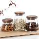  Glass Food Storage Jars with Airtight Clamp Lids Kitchen Canister