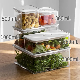  Food Storage Containers with Lids Plastic Freezer Box