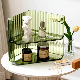  Clear Plastic Makeup Organizer Free-Standing Rack Storage Holder Kitchenware Tabletop Pantry