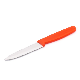  Satinless Steel 4 Inch Straight Paring Knife with Spear Pointy and Color Plastic Handle