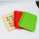  Small Cheap Factory Wholesale Rectangular Plastic Custom Kitchen Supplies Dry Fruit Anti-Skid Serving Tray