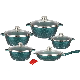  Hot Selling OEM 12PCS Die Cast Aluminum Cookware Set Nonstick Home Kitchen Casserole Fry Pan