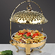  8.0L Arabic Buffet Set with Fuel Alcohol Burner Gold Color Chaffersfood Warmer Chafing Dishes for Wedding Party OEM