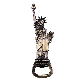  Climbing Buckle Polyester Bottle Holder Lanyard Short Strap String Designscustomized Blank Metal Car Key Chain Airplane Alarm Bottle Opener Bag Charm (04)