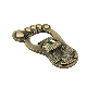  Wholesale Custom Logo Zinc Alloy Metal Multifunctional Beer Bottle Opener Keyring Bottle Opener