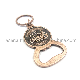  Customized Metal Beer Bottle Cap Opener with Keychain