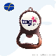 Promotional Gift Custom Logo Metal Bottle Opener Keychain PVC Beer Bottle Opener