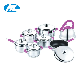  Quality Stainless Steel 14PCS Cookware Set with Whistling Kettle