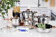  8PCS Kitchen Appliance Utensils Cooking Pot Stainless Steel Cookware Set Kitchenware