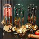  Nordic Style Stainless Steel 7-Piece Kitchenware with Ceramic Handle