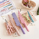  Amazon Eco-Friendly Colorful PP Handle Wheat Straw Knife Set Kitchenware Stainless Steel