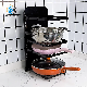  High Quality Kitchen Cabinets Stainless Steel Multi-Layer Adjustable Pot Rack