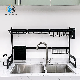  Hot Sales on Amazon Kitchen Storage Stainless Steel Plate 2 Tier Over Sink Dish Drying Rack